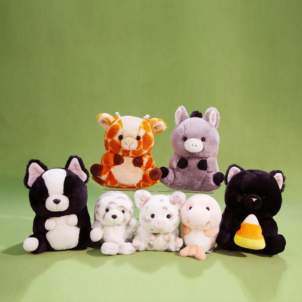 Cartooninspired Animal Plush Doll With Ultrasoft Short Pile For Children And Collectors