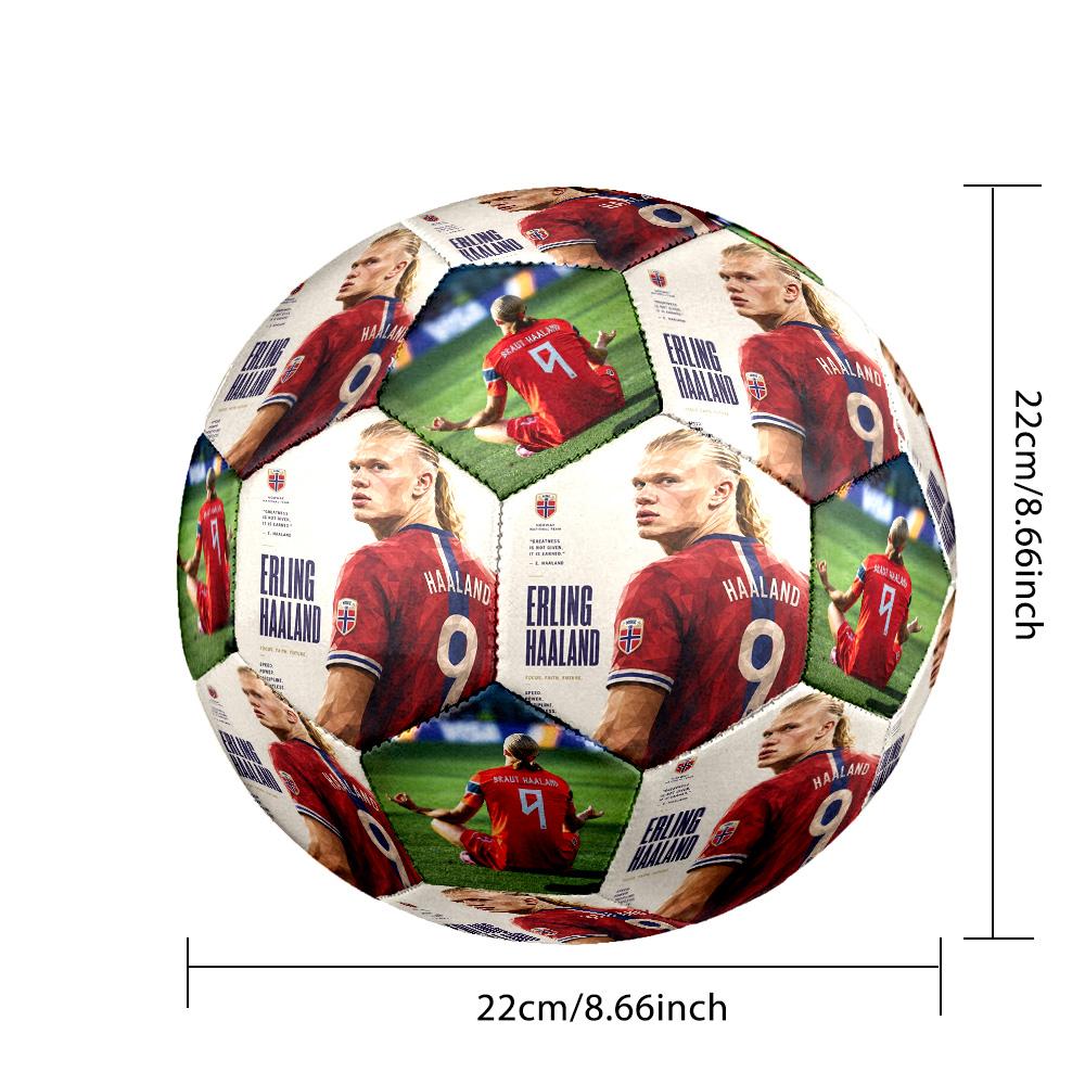 Haaland Norway Football Size 5 Soccer Football Machinestitched Indooroutdoor Universal Football Surprise Collection Gift