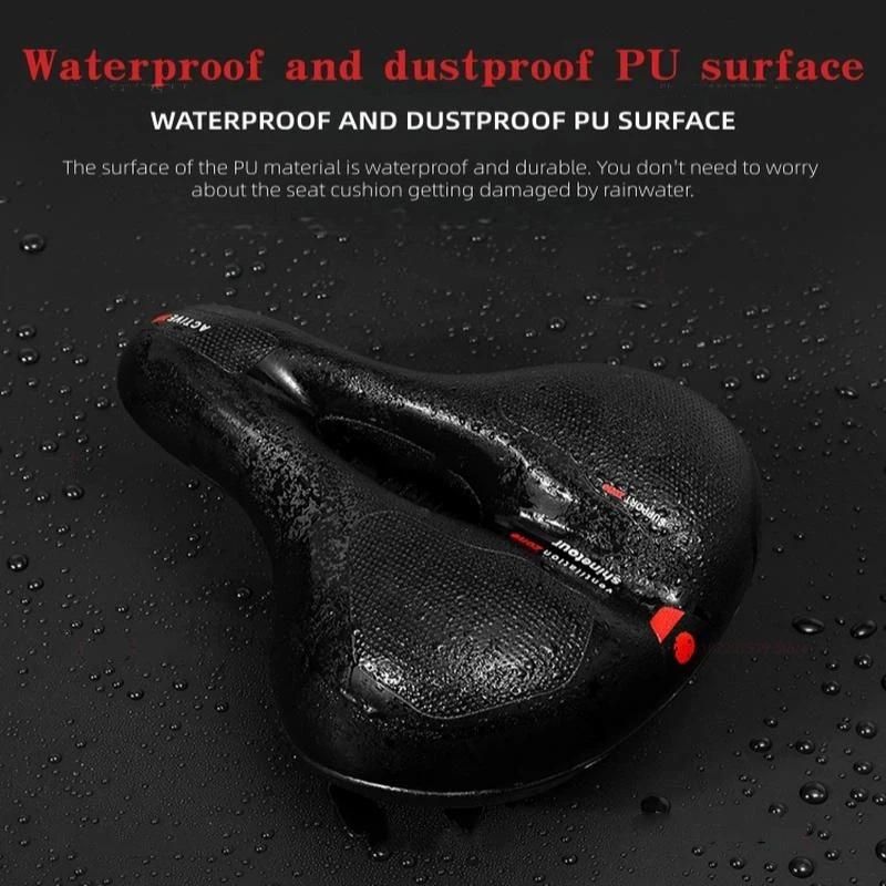 Reflective Hollow Bike Seat Comfortable and Breathable for Everyday Use