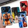 WD12 Dragon Ball Z Black Sofe Case for Samsung Note 20 Lite S24 Ultra S23 A03 A05 A06 A11 A71 A15 A16 A13 A24 A25 A33 A52 A53 A50 M55 M35 Plus