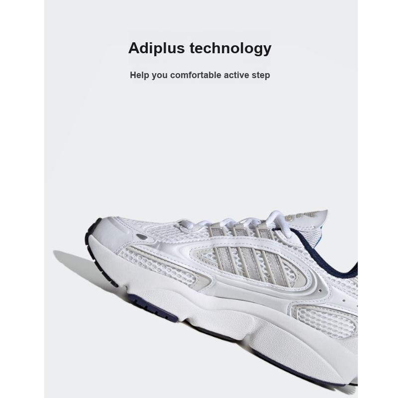 adidas Ozmillen J White Navy Детские кроссовки Cloud-White Grey-One Bright-Blue ID0694