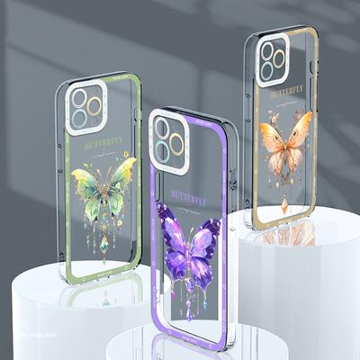 Противоударный чехол с изображением астронавта и кристаллом, полное покрытие, защита камеры, прозрачный мягкий чехол для телефона для Huawei Honor iPhone Infinix Tecno