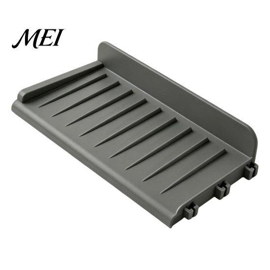 Sink Draining Mat Silicone Kitchen Faucet Mat, Foldable Splash Guard with Suction Cup, Countertop 5 Degrees Slope Water for Bathroom Multi-functional