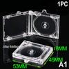 1Pcs Blank Mini Cd Case Keychain For Diy Keychains Backpack Hanging Decor Chain/Clip