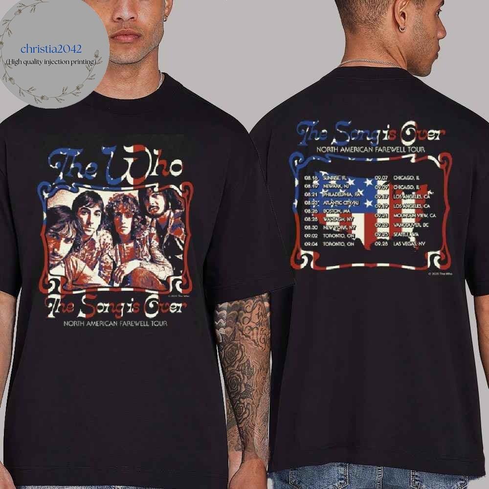 The Who The Song Is Over North America Farewell Tour Unisex T-Shirt Unisex T-Shirt