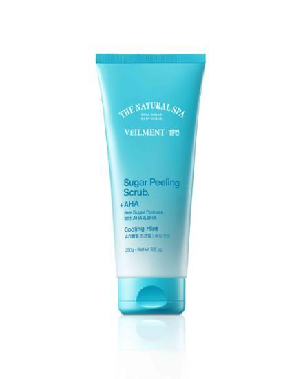 VEILMENT Сахарный пилинг-скраб 250 г 3 вида (Выберите 1) (Белая роза / Черная роза / Охлаждающая мята)