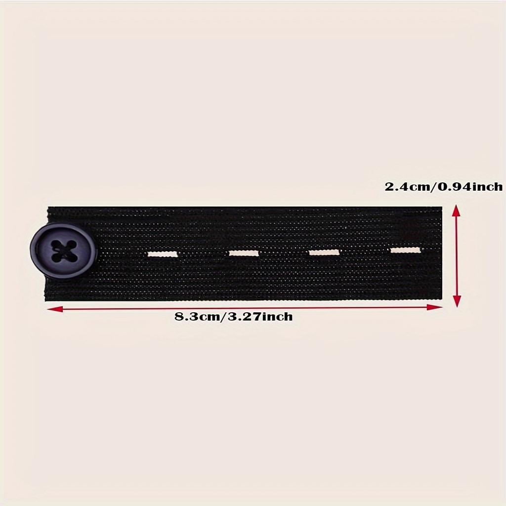 5 шт. брюки-брюки, расширитель талии, удлинитель пояса, пуговица, эластичная регулировка, пуговица, удлинитель ремня, пряжка
