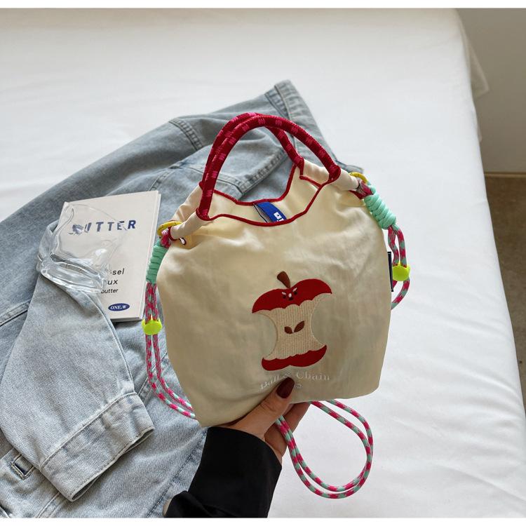 Stylish Dachshund Embroidered Nylon Crossbody Bag for Women - Autumn/Winter 2024 Collection