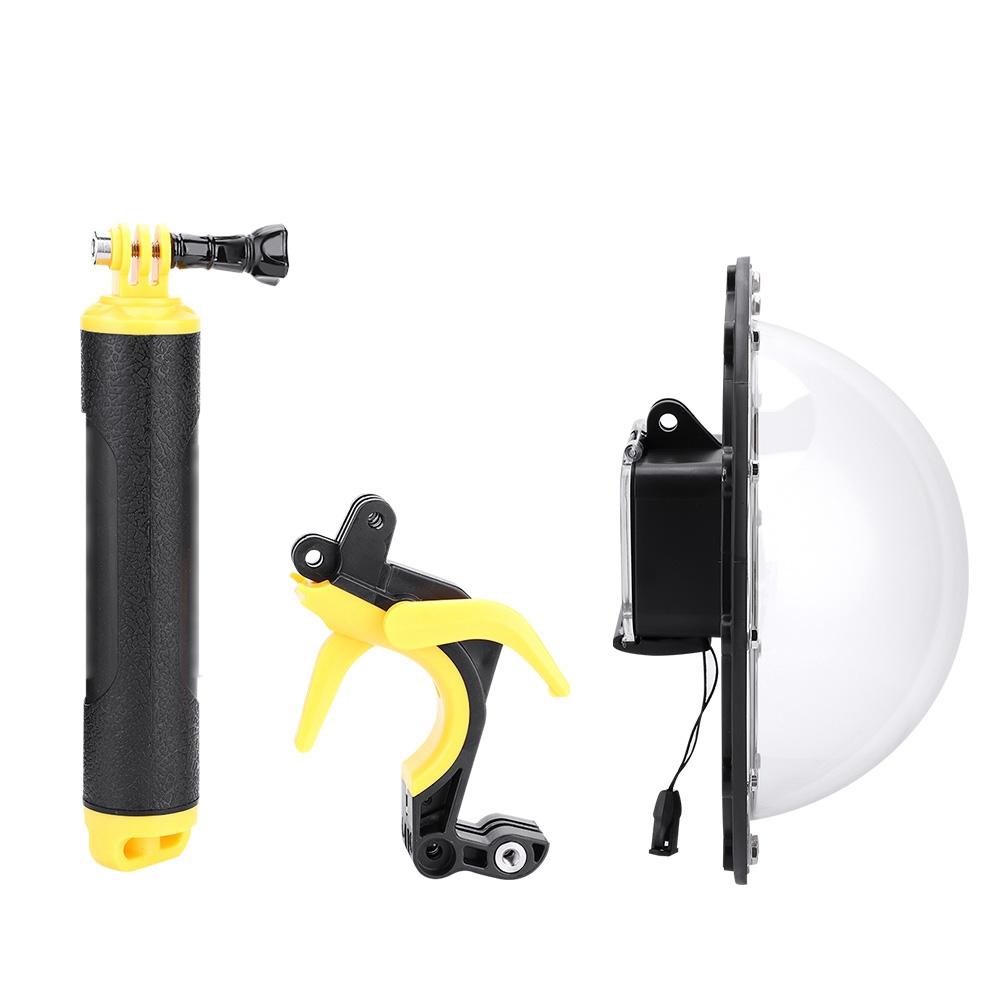 TELESIN Professional Dome Port Waterproof Case Housing for GoPro Hero 5 6 7 Camera