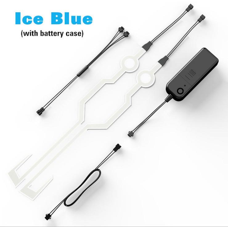 Светодиодная светящаяся полоса для мотоциклетного шлема для безопасности ночной езды