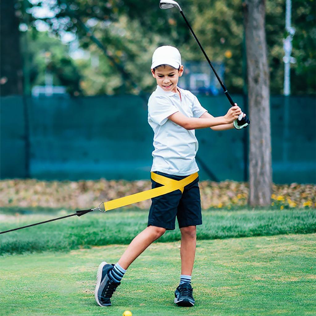 Golf Swing Training Aid Belt Golf Swing Trainer Practice Tool Golf Swing Strap Golf Posture Correction Practice Supplies