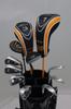 WORLD EAGLE Outlet Golf Club Set for 11 Lightweight Caddy Back with Head Flex R Beginners, Righthanded, Pieces, (черный) Чехол, мужской 5Z-черный