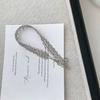 Hollow Lace Ribbon Wave Chain Bracelet S925 Silver Anti Tarnish EU Compliant Women Jewelry