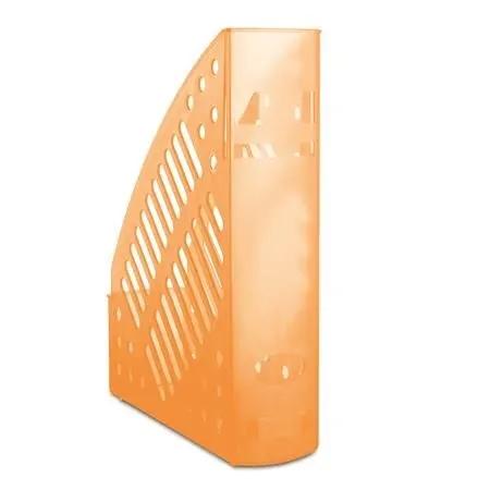 Transparent Document Box, Orange, 70X320X240Mm