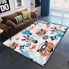 Cartoon Anime Beautiful Painting Carpet for Living Room Large Area Rug Black Soft Carpet Home Decoration Mats Boho Rugs Picnic