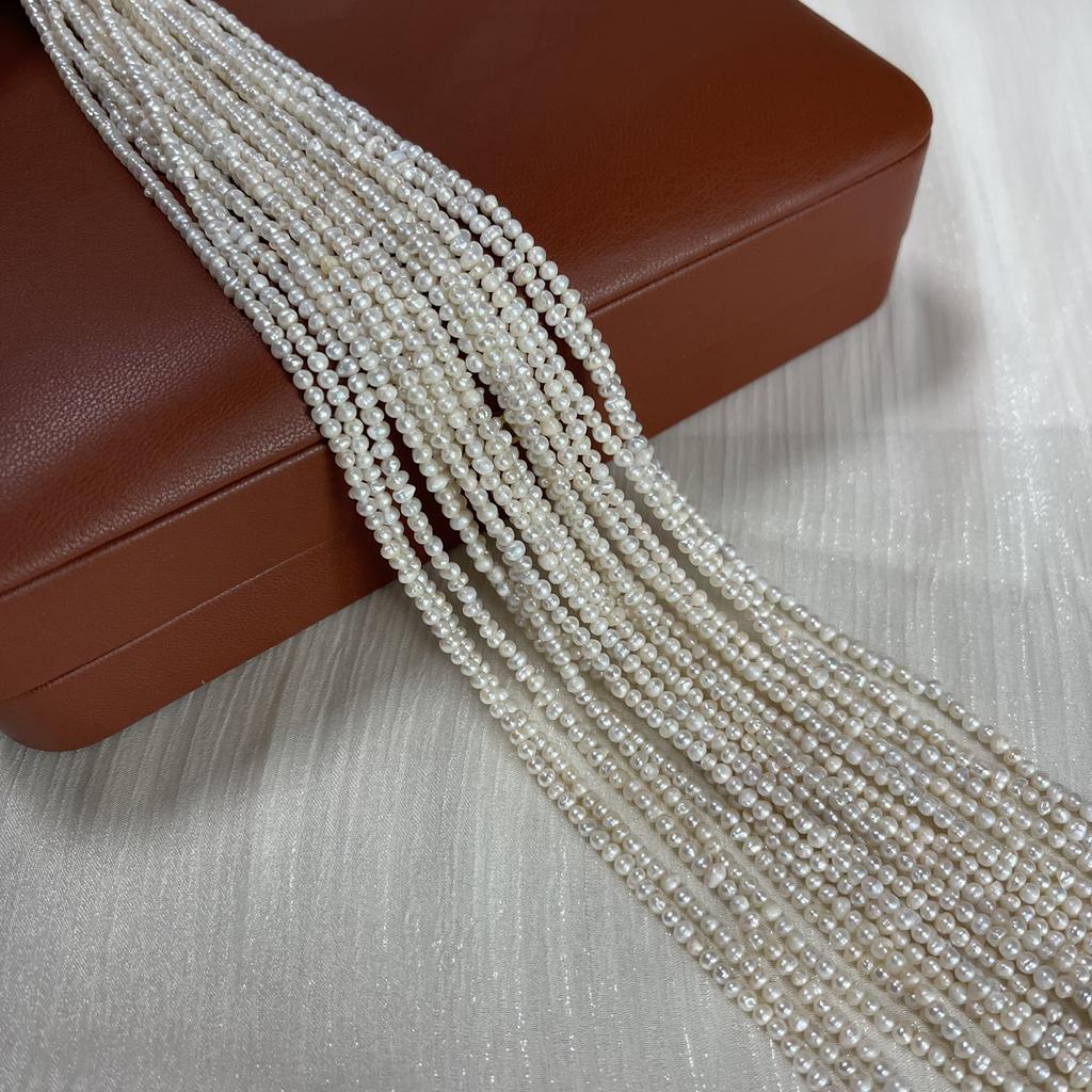1 нить, 2-2,5 мм, белые искусственные бусины в форме риса для изготовления украшений своими руками, подарков на День святого Валентина, невесты, подружки невесты, женщин, свадебных изделий, 36 см