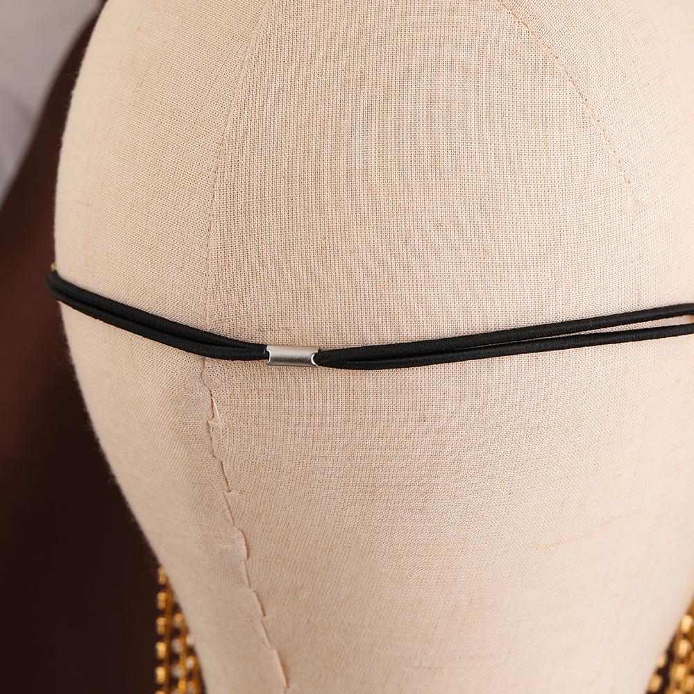 Stylish Women's Hair Accessories Bohemian Exaggeration Full Of Rhinestones Retro Ethnic Style Long Fringe Bridal Headwear