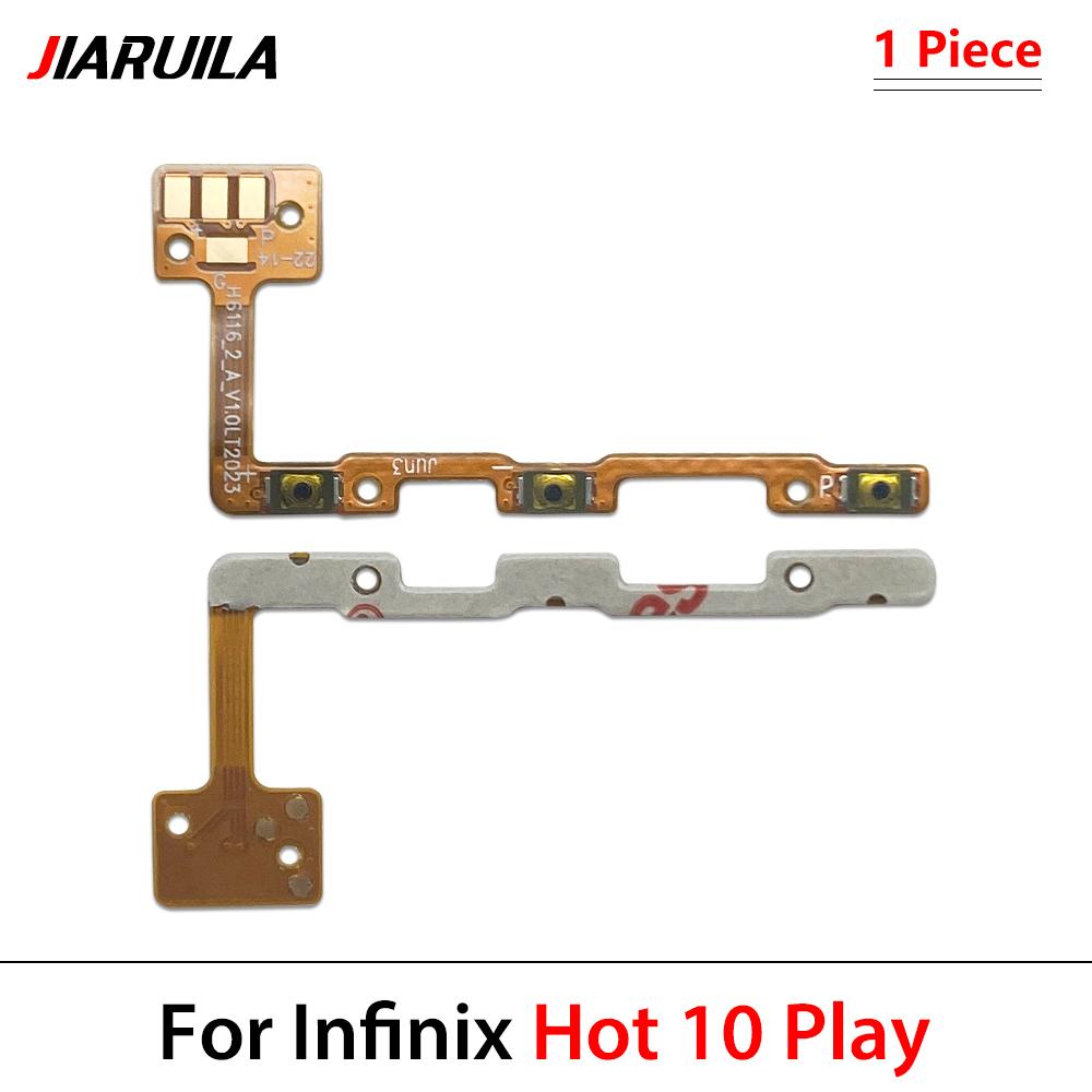 11 шт. Для Infinix Hot 11 Play Hot 11i X6111 Hot 8 Lite X611 Hot 11t Hot 11 Play 11s Новый внутренний шлейф кнопок питания и громкости