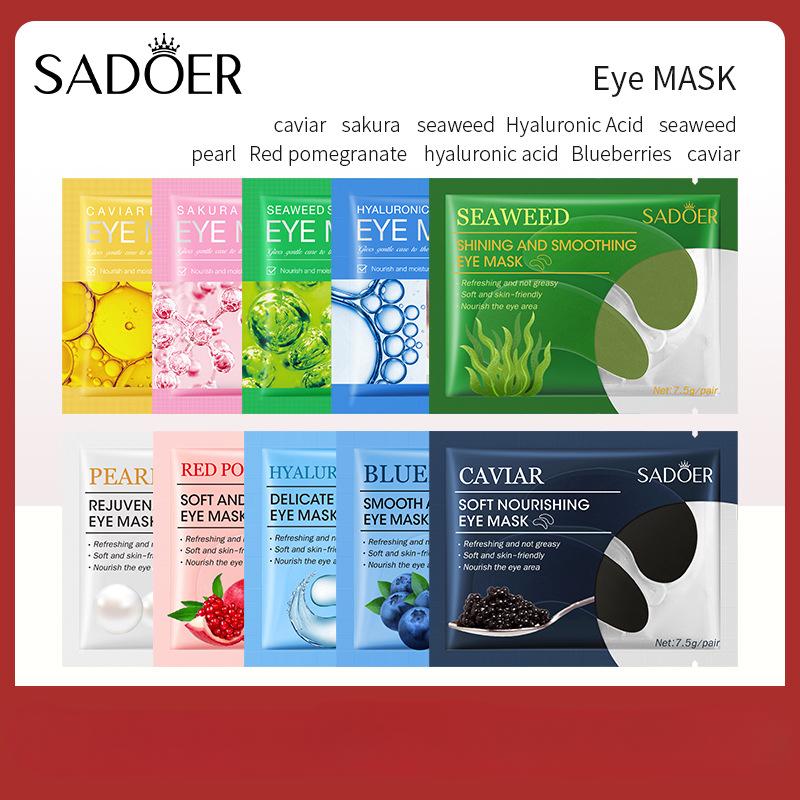 Sadoer Набор таблеток Caviar Eye Mask Серия увлажняющих и увлажняющих масок для глаз