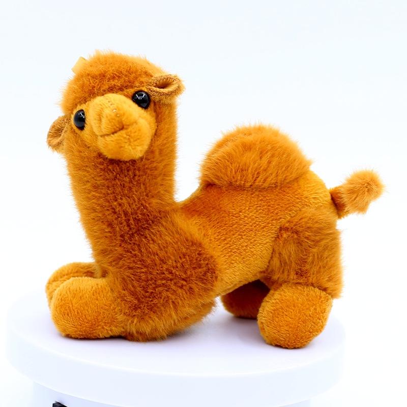 Creative Desert Camel Plush Toy Doll Pendant Cute Backpack Small Hanging Doll Key Chain Catcher Doll