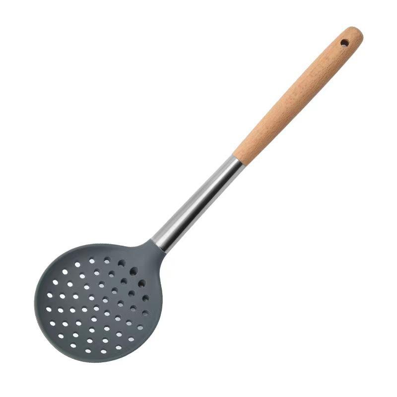 Silicone Spatula & Spoon Kitchen Utensil Set - Non-stick Cooking Tools