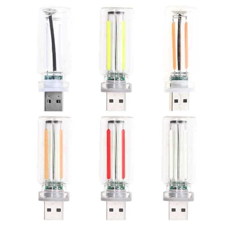 Автомобильное светодиодное освещение USB Атмосферная подсветка Автомобильные лампы настроения в ретро-стиле Мини-светодиодная лампочка USB Сенсорная ночная лампа