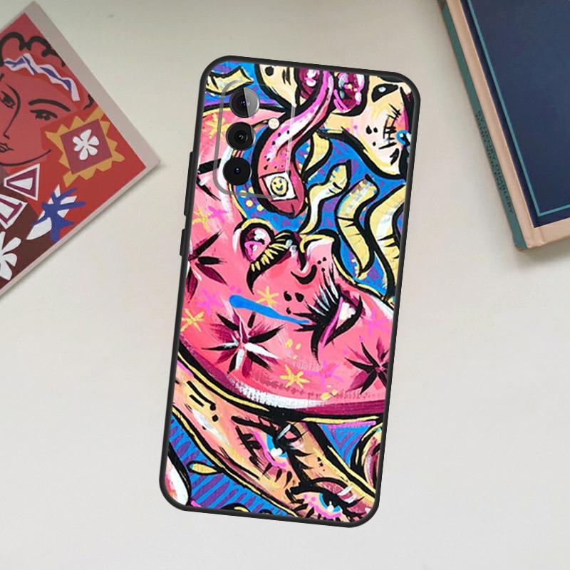 Indie Kids Aesthetic Hippie Acid Trip Case For Samsung Galaxy A34 A54 A14 A56 A52 A53 A16 A26 A36 A55 A35 A15 A32 A33 A13 A17