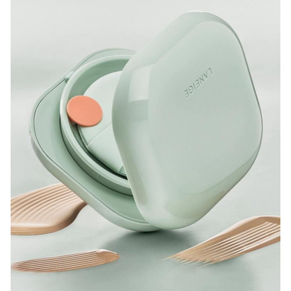 LANEIGE Набор тональной основы Neo Cushion Matte 15 г + Сменный блок 15 г, 21N1 Бежевый – Мягкая матовая кожа, Ровный тон, Корейский