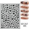 Nail Art Sticker, Laser Snake Year Small Snake Mango Star Small Spirit Snake Cartoon Four-Color Adhesive Nail Sticker