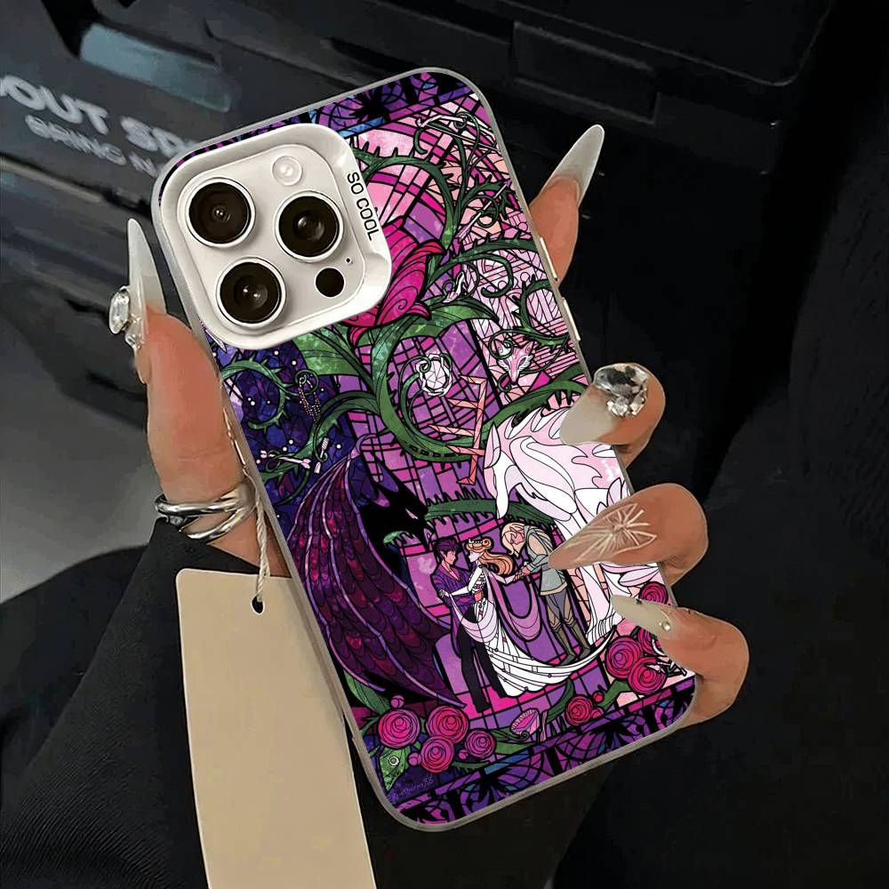 A-Acotar Двор тумана и ярости Чехол для телефона Для iPhone 11 12 13 14 15 16 Pro Max Plus белый Серебристый Чехол для телефона