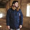 Men 'S Winter Jacket Classic Parka For Extreme Cold Weather Waterproof Removable Faux Fur Around Hood