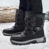 Winter Large Size Outdoor Snow Boots Men's Shoe Mid-tube Men Boots Hiking Shoes Men Non-slip Warm Shoes Man Botas Altas Botines