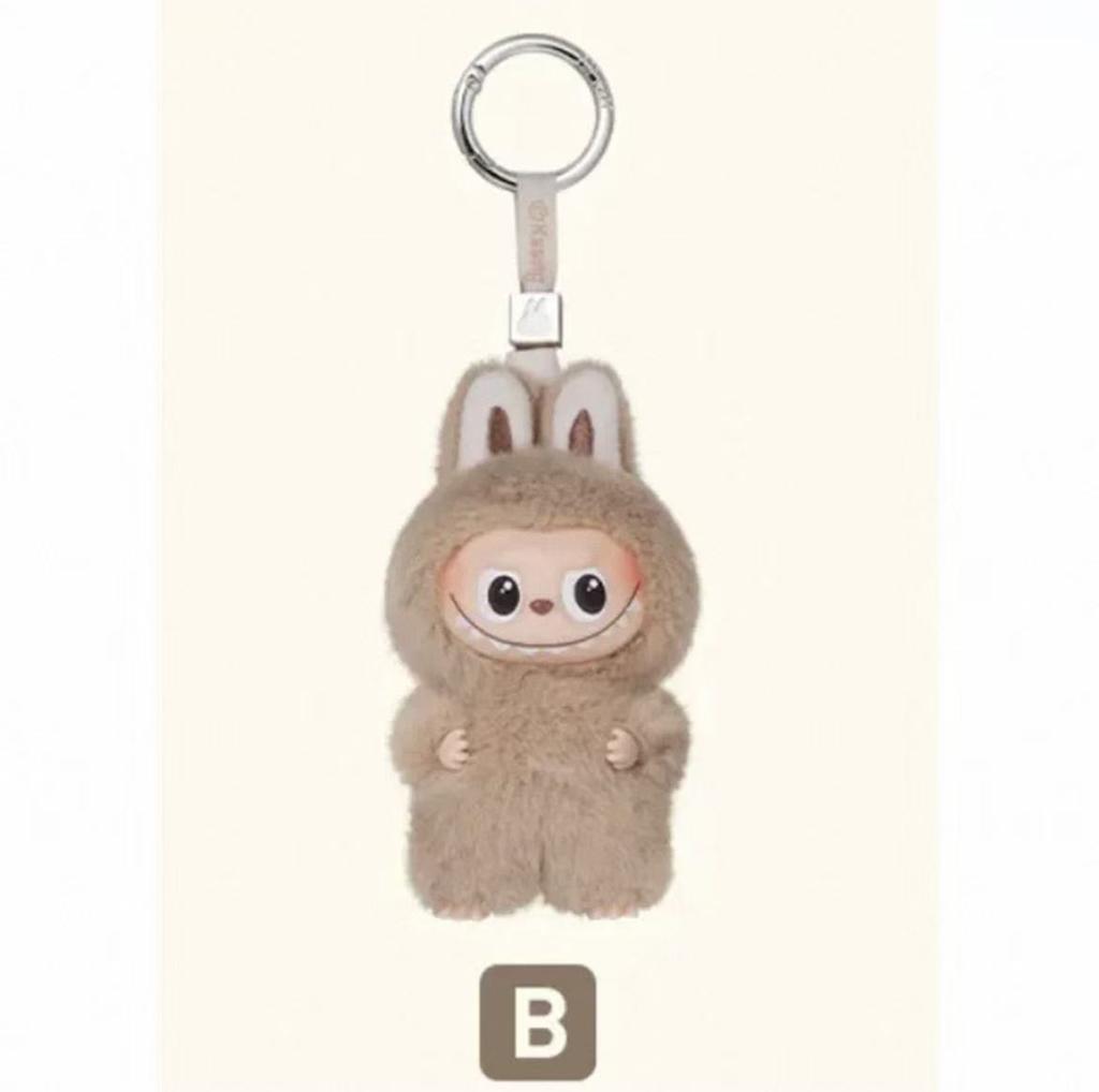 Labubu New 4th Generation Mini Edition Vinyl-Face Plush Doll Blind Box Backpack Accessory Keychain Christmas Gift Children's Hand Puppet Toy