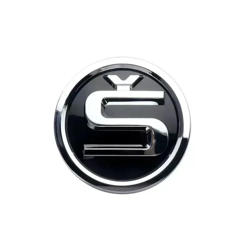 QHCE9 For Skoda For SKODA Front and Rear Car Emblem Logo Sticker 80MM 90MM 100MM