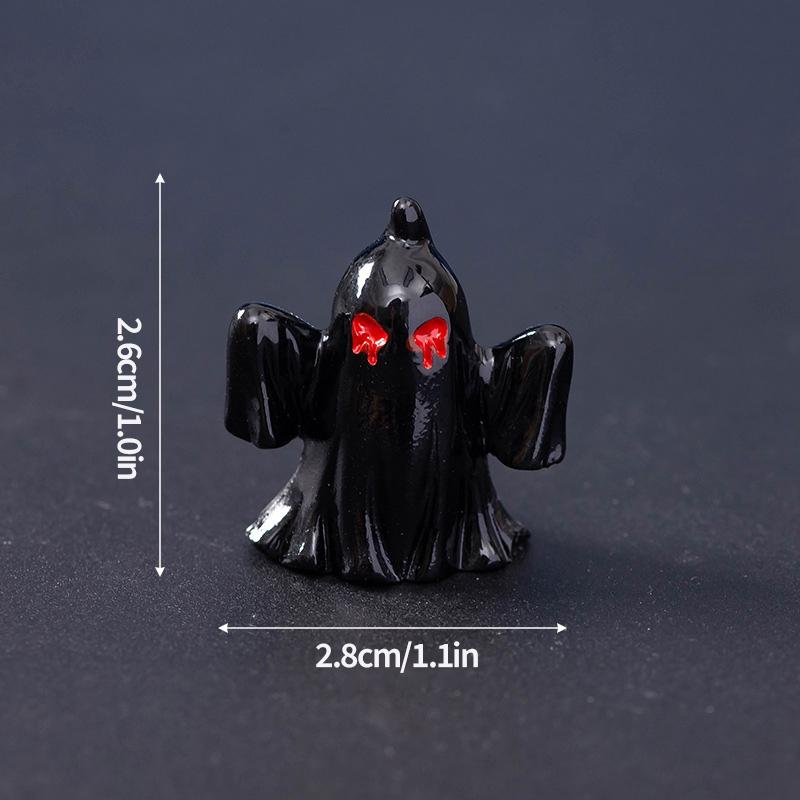 Halloween Decorations Skull Bat Mini Figurines Ornament Desktop Landscape Figurine Decoration