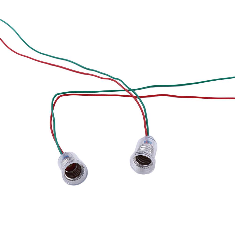 pcs for Small Bulb with 20cm Wire E10 Lamp Holder E10 Lamp Base Light Adapter Lighting Accessories