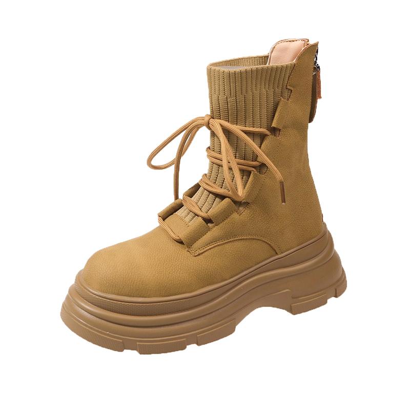 Fashion Chelsea Boots Women Flats Platform Shoes Sport 2024 New Ankle Winter Designer Casual Goth Walking Shoes Punk Motorcycle Botas