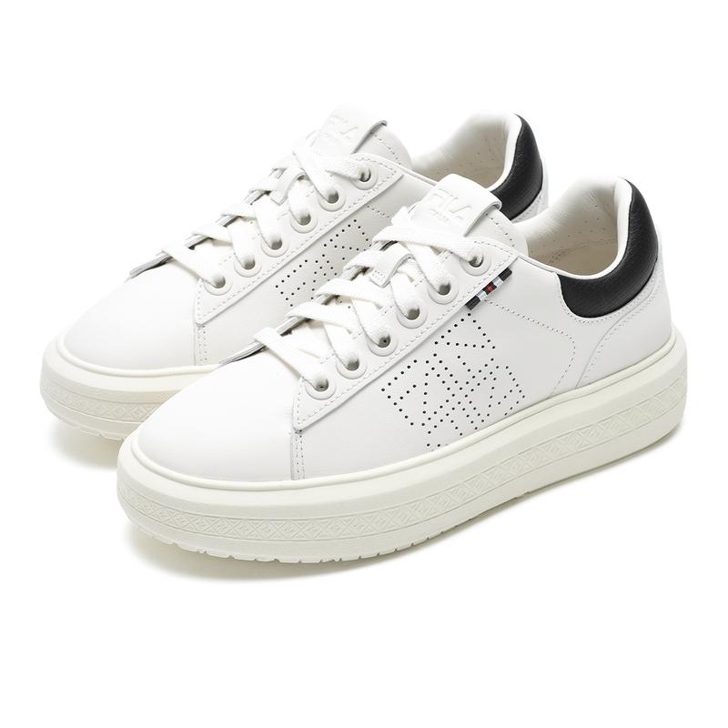 Fila Кеды Heritage Серия Ретро Удобные Универсальные Прочные Низкие Кроссовки для Бега Женские Кеды Белые Черные F12W442101FWB