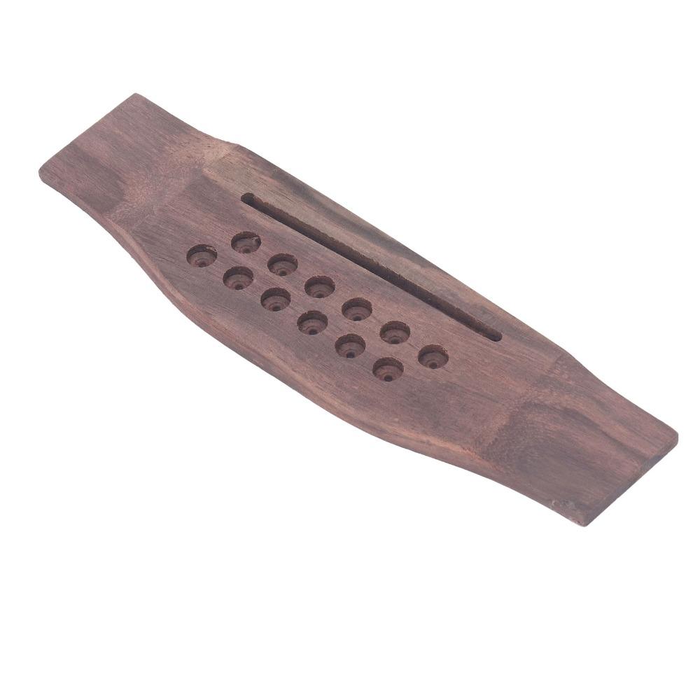 Rosewood Acoustic Guitar Bridge Wood Color Guitar Parts 12 String Acoustic Guitars