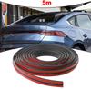 Windshield Car Sealing Strip 1.4cmx5m Leakproof Protector Rear Window Waterproof 5M Dustproof Insulation Rubber