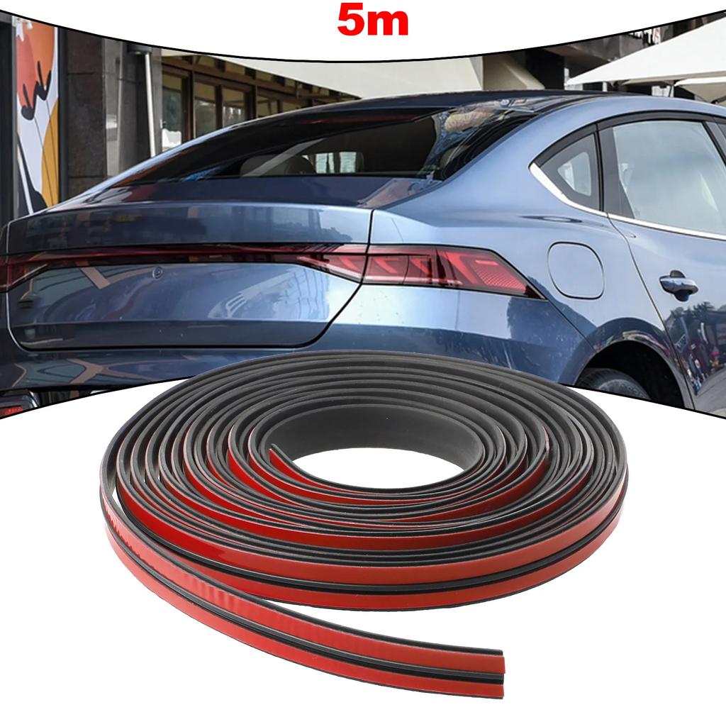 Windshield Car Sealing Strip 1.4cmx5m Leakproof Protector Rear Window Waterproof 5M Dustproof Insulation Rubber