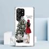 Christmas Girls Tree Gift Phone Case For Samsung Galaxy S24 S25 Edge S26 Ultra S22 S23 Plus S21 + S20 FE Soft TPU Back Cover Gal