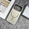 Оригинальный матовый чехол AG ForMagsafe Тонкий магнитный чехол для телефона для iPhone 17 Air 16 15 14 13 12 Pro Max Plus Беспроводная зарядка PC Обложка