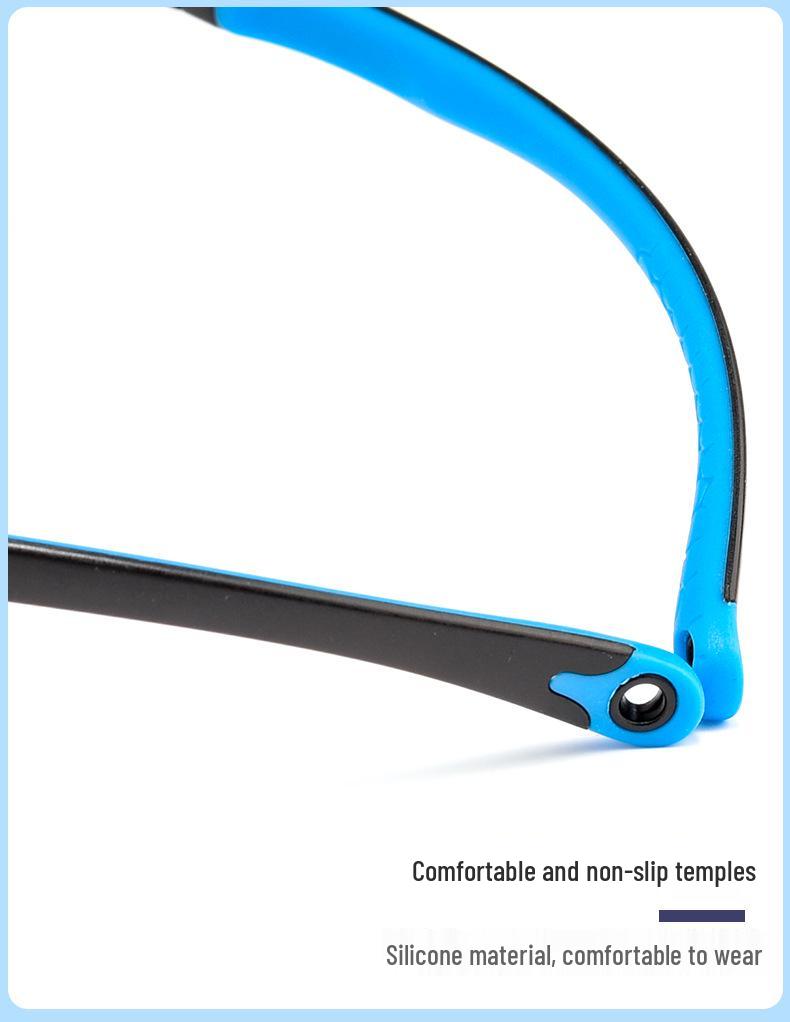 Сверхлегкая силиконовая детская оправа для очков 9017ET: Прочные оправы для близорукости для мальчиков и девочек