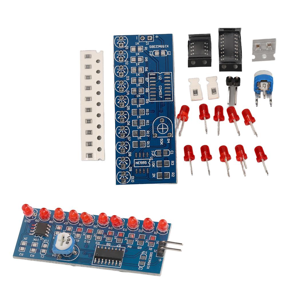Водяной свет, светодиодный модуль, драйвер лампы, комплект «сделай сам», электронная плата NE555 + CD4017