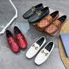 Мужские мокасины, пенни-лоферы, обувь для вождения, удобные кожаные туфли на плоской подошве, повседневные слипоны, цветная обувь больших размеров для мужчин