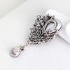Brooch Pin Hollow Design Alloy Engagement Jewelry Brooch for Women