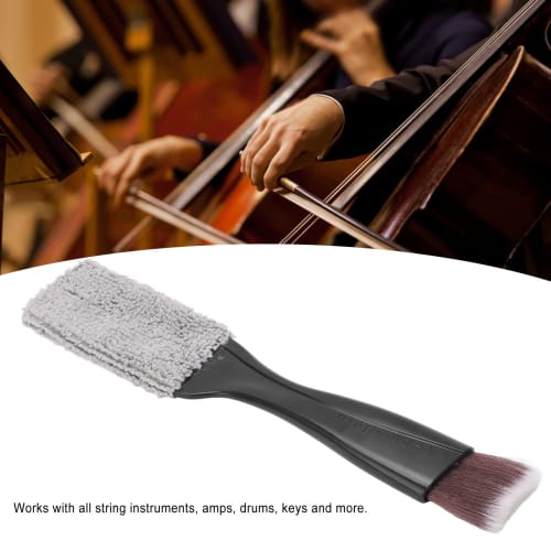 Guitar Fret Brush, Guitar Brush, Dust Removal Brush, Guitar Cleaner, Dust Brush, Lightweight, Easy to Clean, Practical for Drums, Keyboards, and Pedal
