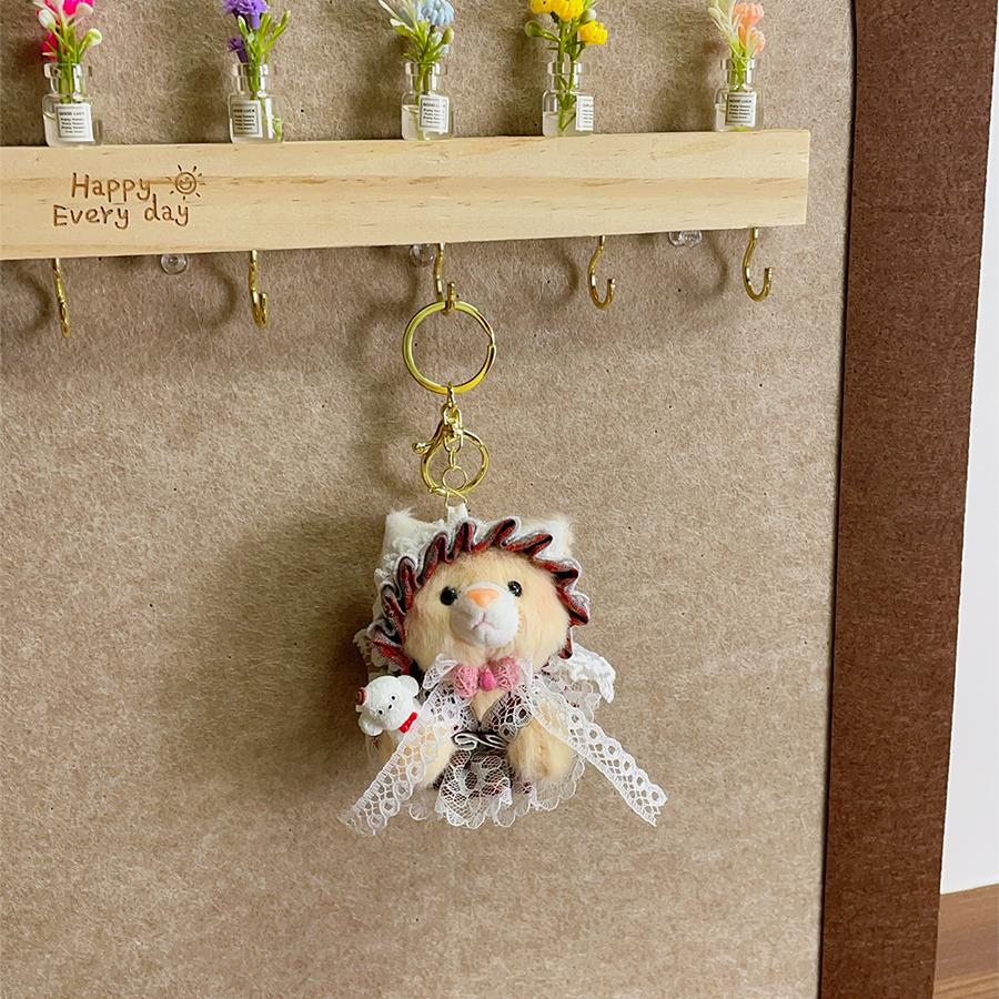 Креативные мультяшные плюшевые подвески-одевалки с мишками, брелоки-котята, мягкие мягкие куклы, милые фигурки пары мишек