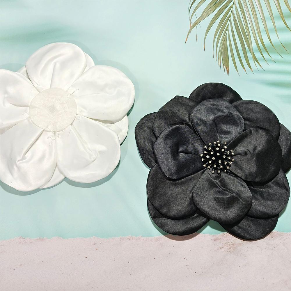 29 см большой цветочный патч ткань воротник цветок новый грудь цветок свадебная вечеринка